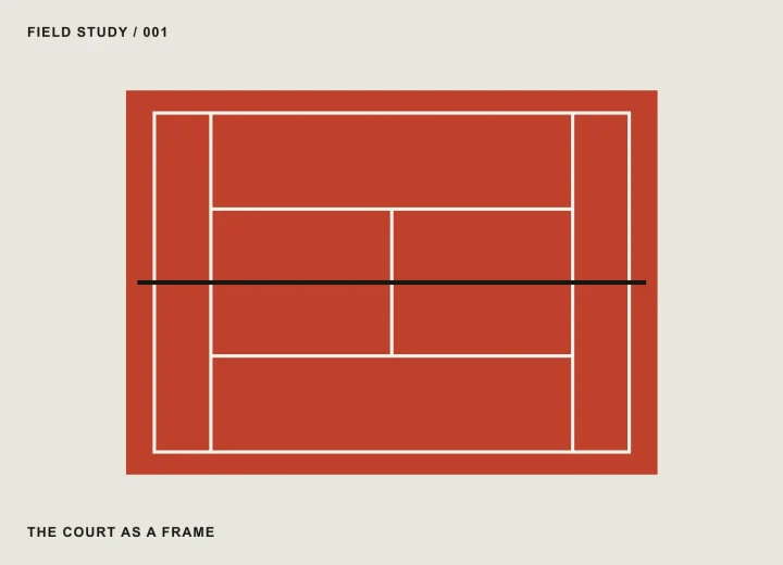 Original BENI HASAN diagram of tennis-court geometry